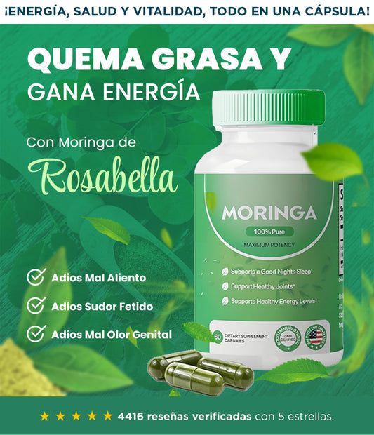 Cápsulas Adelgazantes de Moringa Rosabella